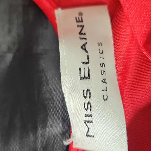 Vintage Miss Elaine red lace cut-out silky Fantasy  babydoll maxi slip dress - Picture 8 of 12